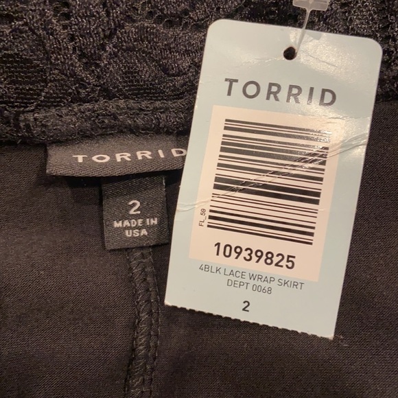 Torrid Black High Low Lace Skirt - Picture 9 of 16